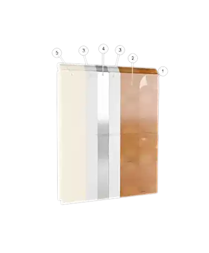 Paneel mit großer Sicke DK-WPPp slick